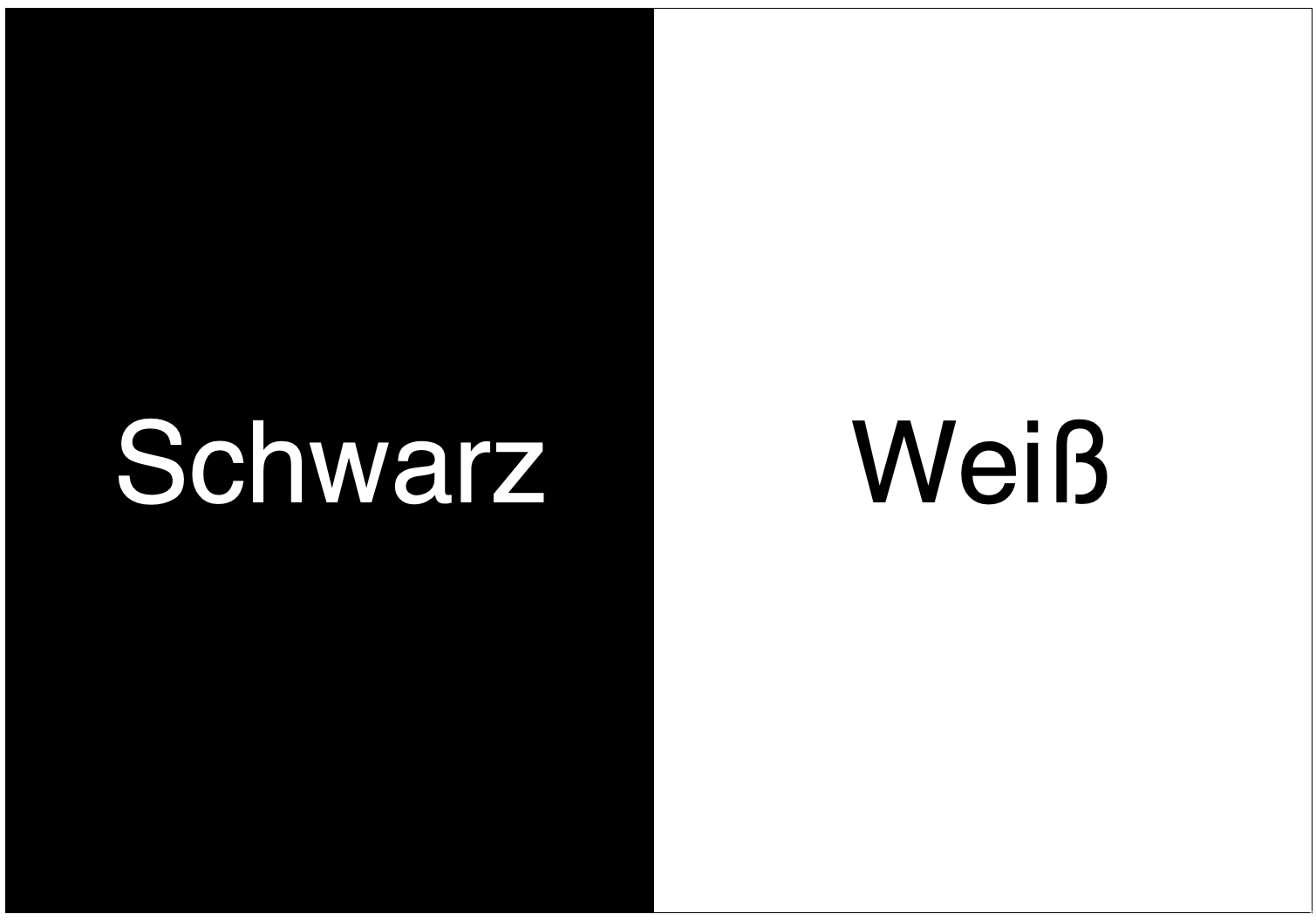 Schwarz-Weiß