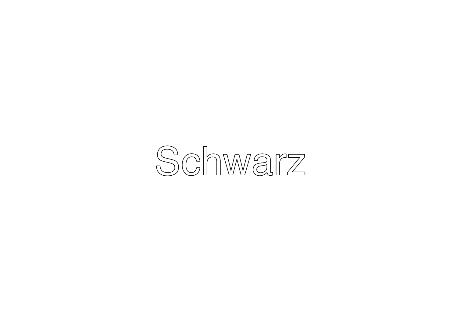 Schwarz